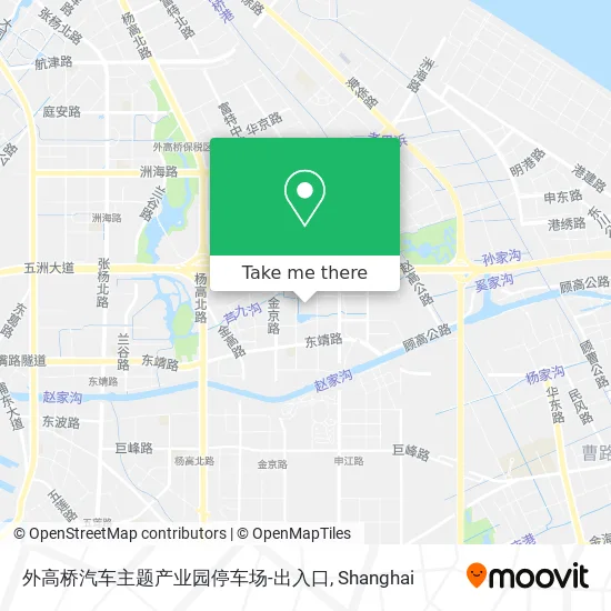 外高桥汽车主题产业园停车场-出入口 map