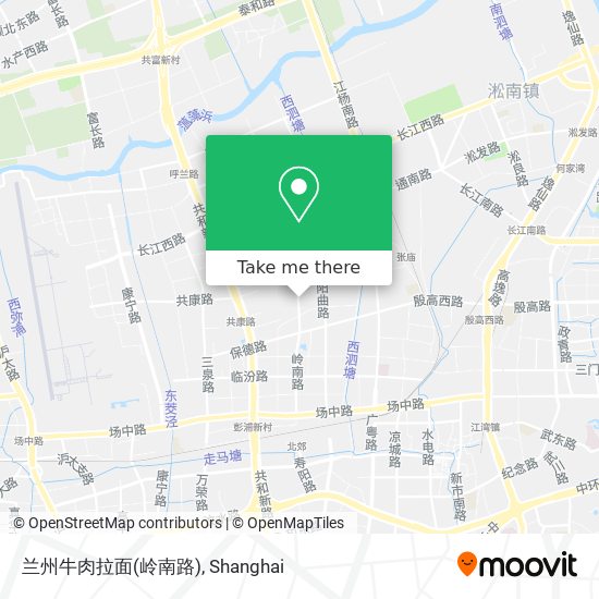 兰州牛肉拉面(岭南路) map