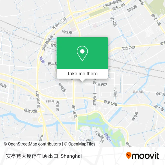 安亭苑大厦停车场-出口 map