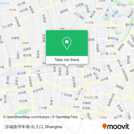 凉城路停车场-出入口 map