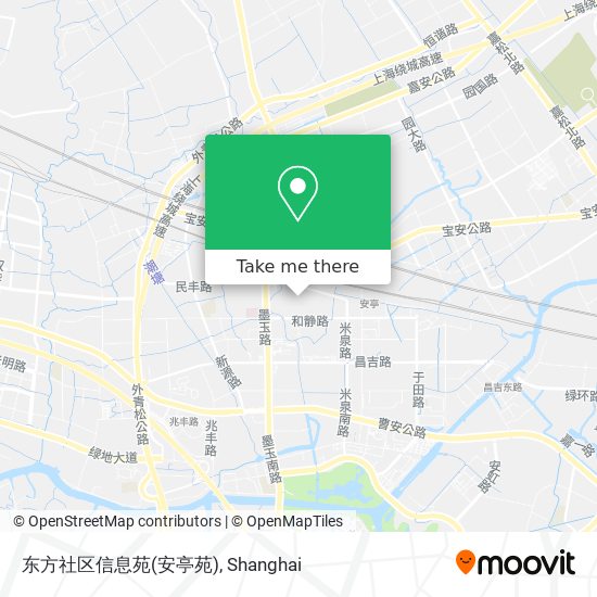 东方社区信息苑(安亭苑) map