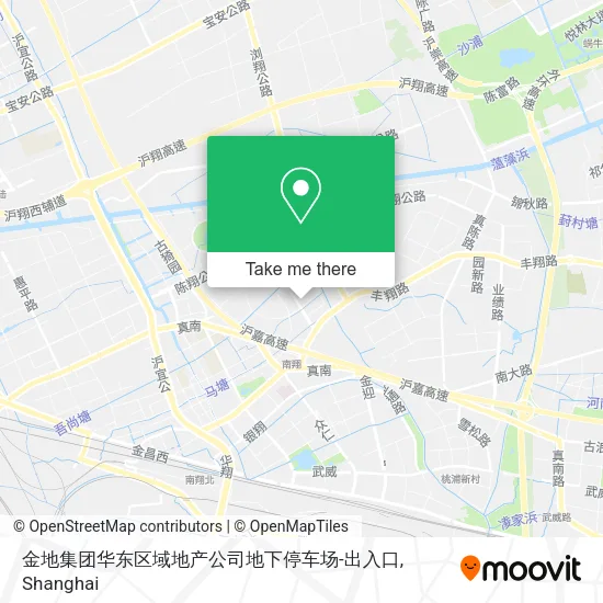 金地集团华东区域地产公司地下停车场-出入口 map