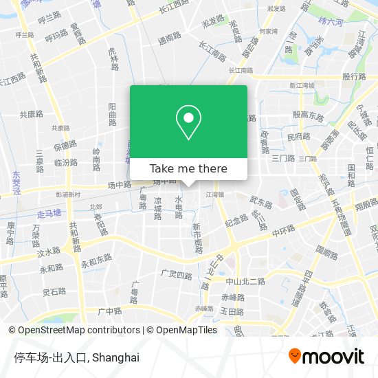 停车场-出入口 map