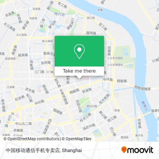 中国移动通信手机专卖店 map