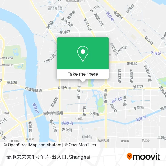 金地未未来1号车库-出入口 map