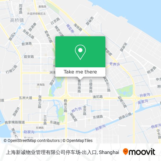 上海新诚物业管理有限公司停车场-出入口 map