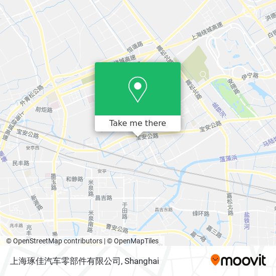 上海琢佳汽车零部件有限公司 map