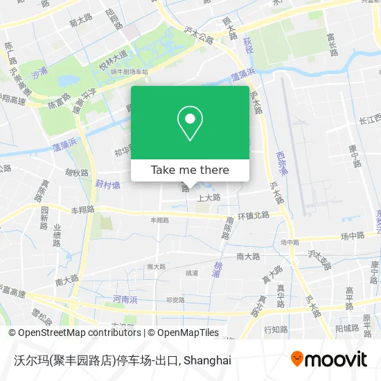 沃尔玛(聚丰园路店)停车场-出口 map