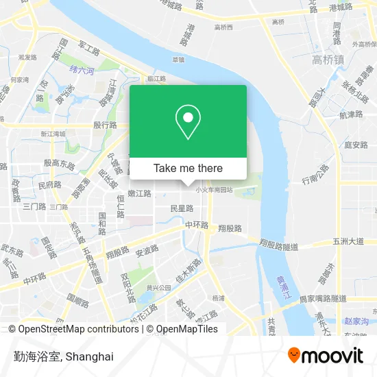 勤海浴室 map