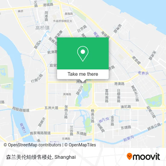 森兰美伦铂缦售楼处 map