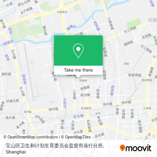 宝山区卫生和计划生育委员会监督所庙行分所 map