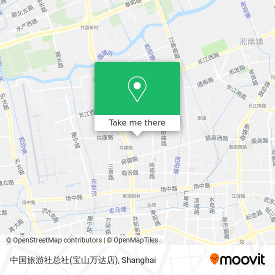 中国旅游社总社(宝山万达店) map