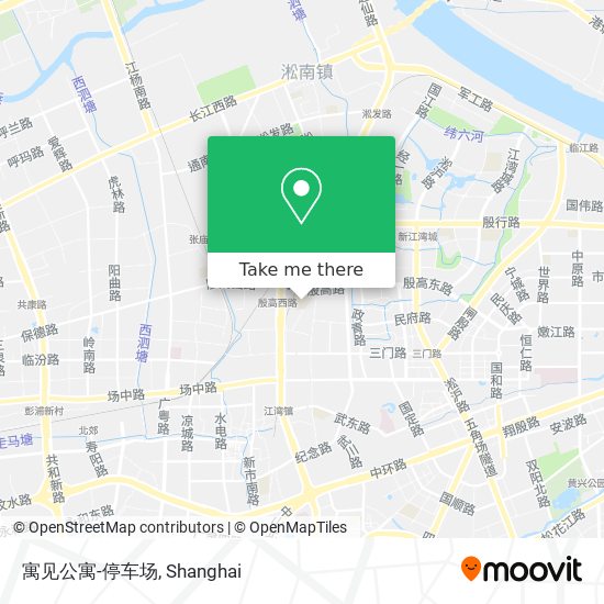 寓见公寓-停车场 map