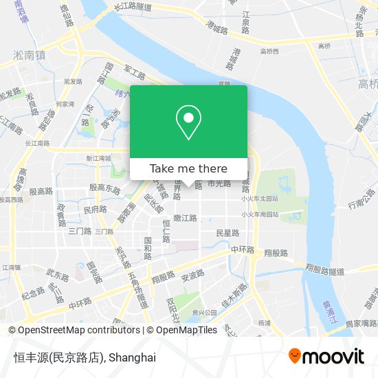 恒丰源(民京路店) map