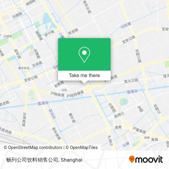 畅列公司饮料销售公司 map