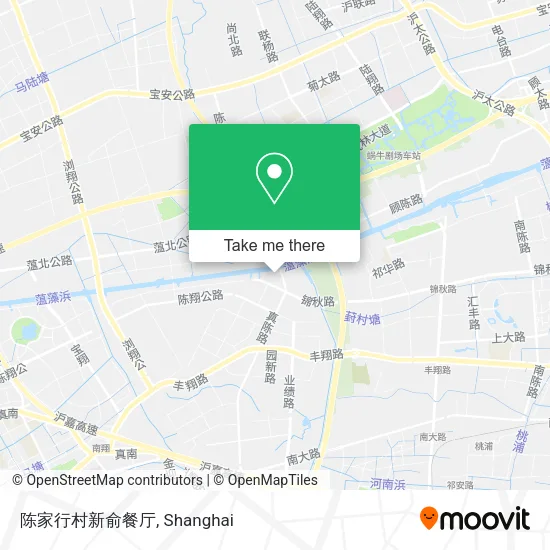 陈家行村新俞餐厅 map