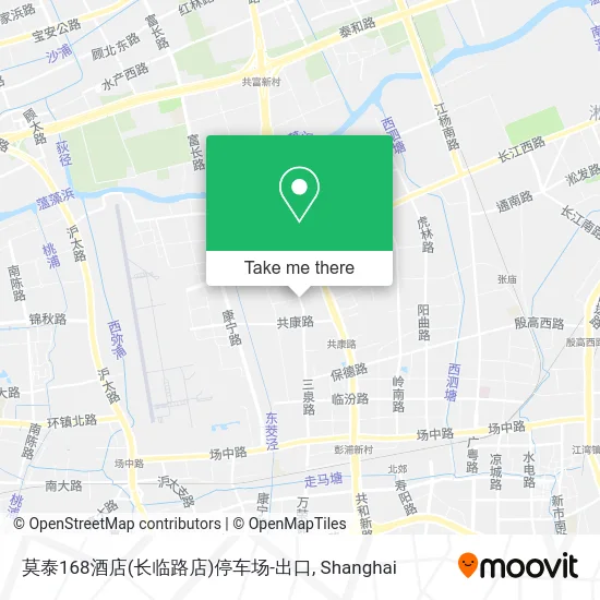 莫泰168酒店(长临路店)停车场-出口 map