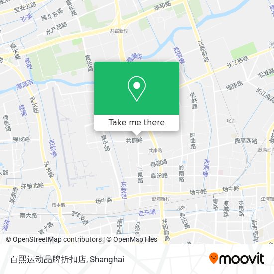 百熙运动品牌折扣店 map