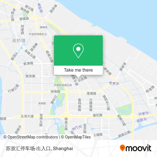 苏浙汇停车场-出入口 map