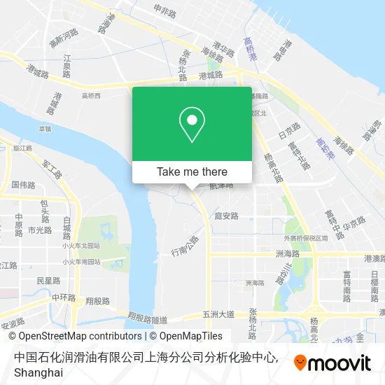 中国石化润滑油有限公司上海分公司分析化验中心 map