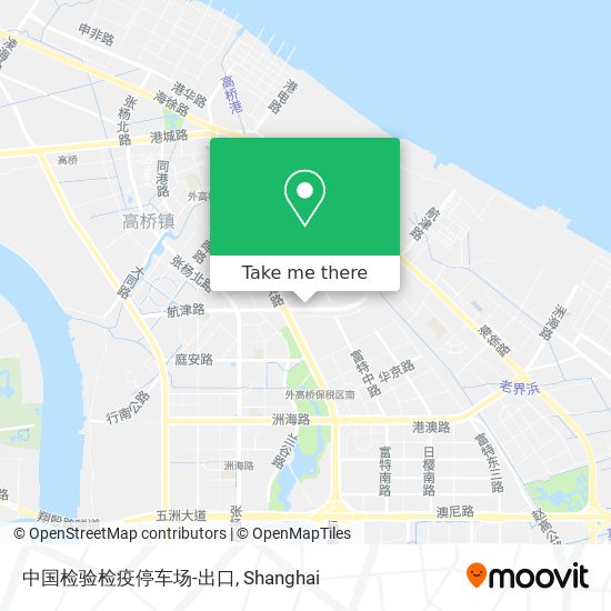中国检验检疫停车场-出口 map