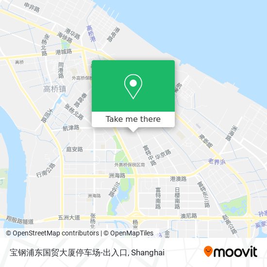 宝钢浦东国贸大厦停车场-出入口 map