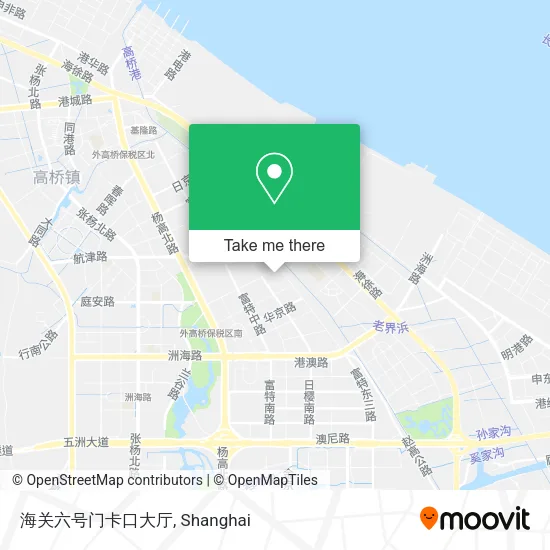 海关六号门卡口大厅 map