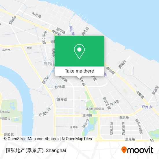 恒弘地产(季景店) map