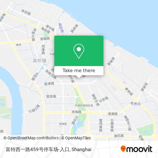富特西一路459号停车场-入口 map