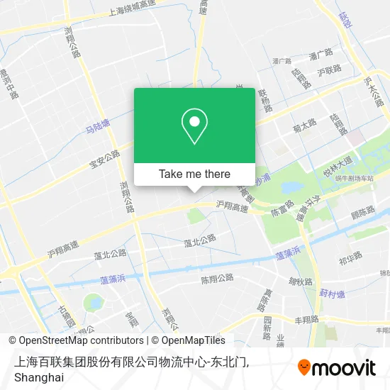 上海百联集团股份有限公司物流中心-东北门 map
