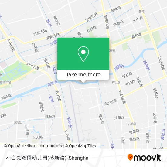 小白领双语幼儿园(盛新路) map