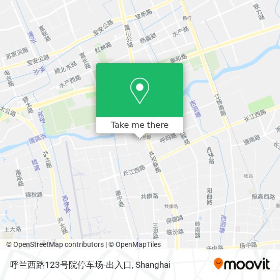 呼兰西路123号院停车场-出入口 map