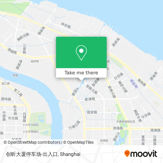 创昕大厦停车场-出入口 map