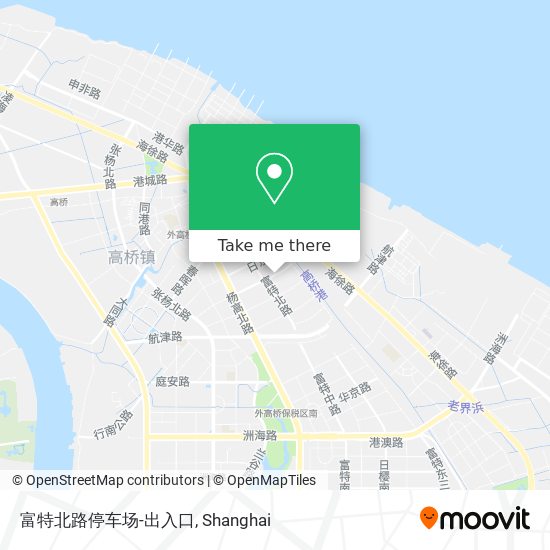 富特北路停车场-出入口 map