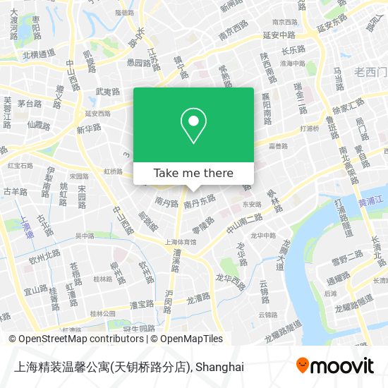上海精装温馨公寓(天钥桥路分店) map