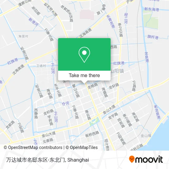 万达城市名邸东区-东北门 map