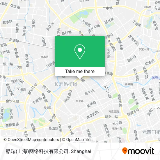 酷瑞(上海)网络科技有限公司 map