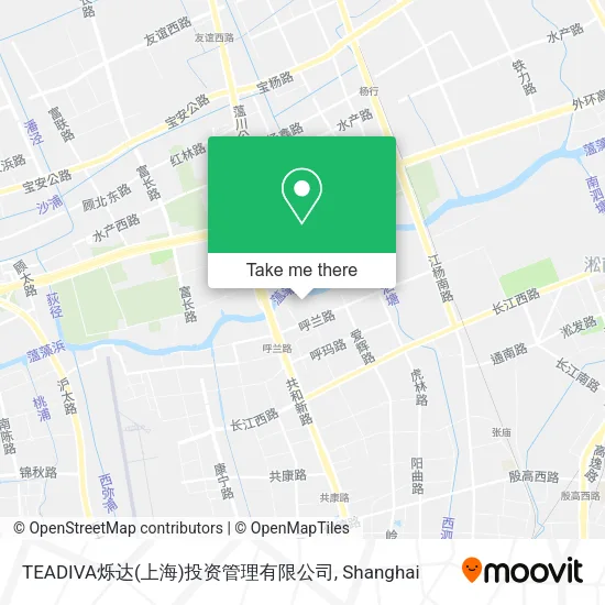 TEADIVA烁达(上海)投资管理有限公司 map