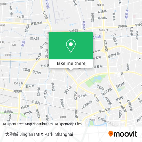 大融城 Jing’an IMIX Park map