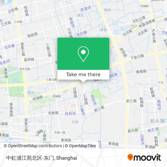 中虹浦江苑北区-东门 map