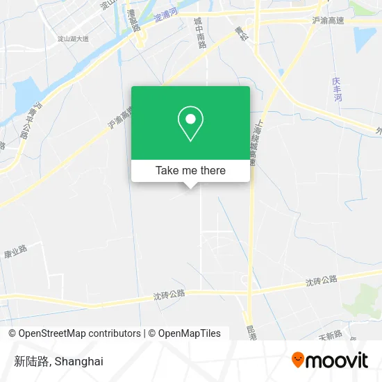 新陆路 map
