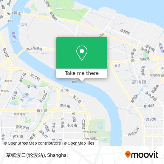 草镇渡口(轮渡站) map