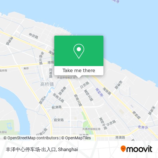 丰泽中心停车场-出入口 map