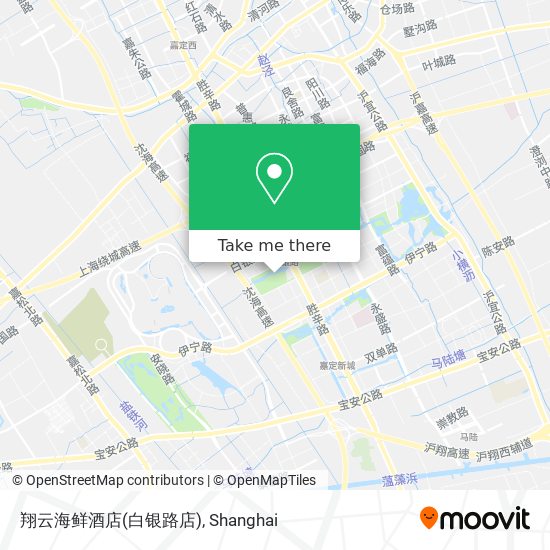 翔云海鲜酒店(白银路店) map