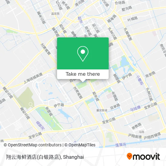 翔云海鲜酒店(白银路店) map