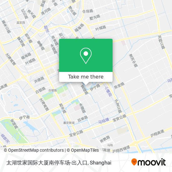 太湖世家国际大厦南停车场-出入口 map