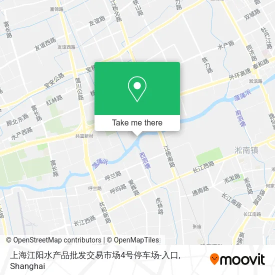 上海江阳水产品批发交易市场4号停车场-入口 map