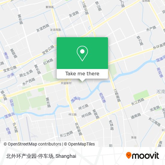 北外环产业园-停车场 map