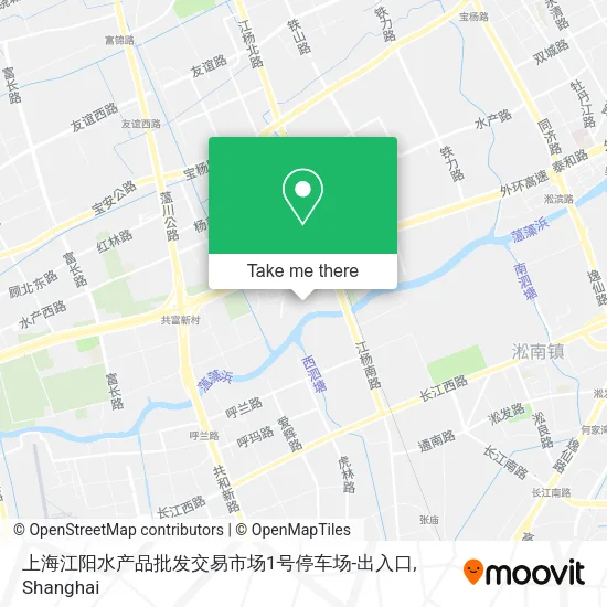 上海江阳水产品批发交易市场1号停车场-出入口 map