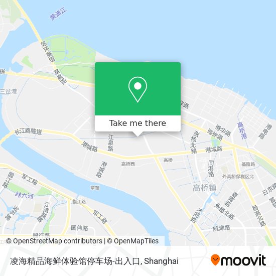 凌海精品海鲜体验馆停车场-出入口 map